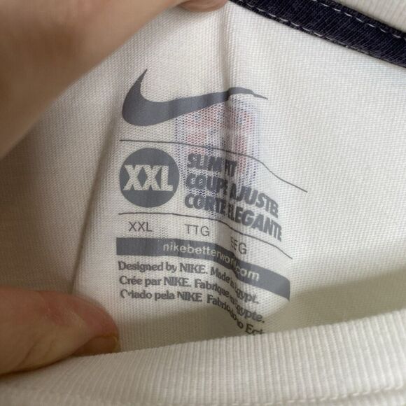 NIKE American Flag Men’s USA Soccer Team‎ Shirt Size XXL Slim Fit - Picture 2 of 5